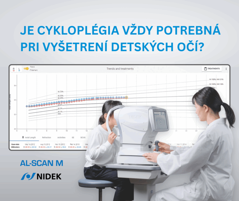 Je cykloplégia vždy potrebná pri vyšetrení detských očí?