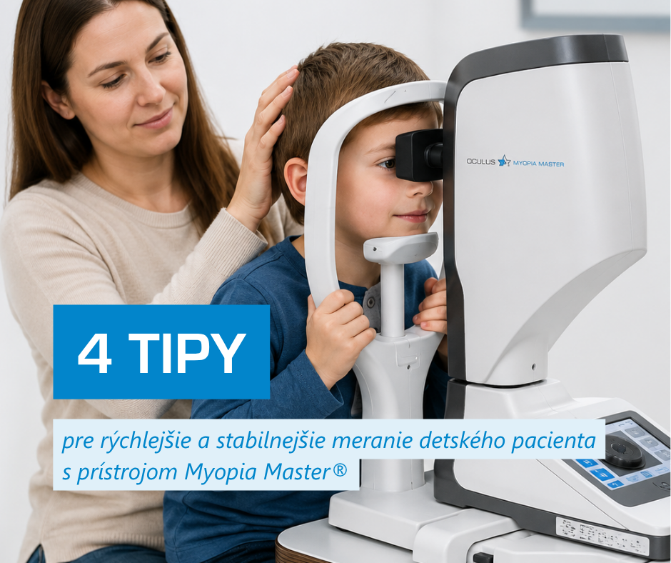4 tipy pre rýchlejšie a stabilnejšie meranie detského pacienta s prístrojom Myopia Master®
